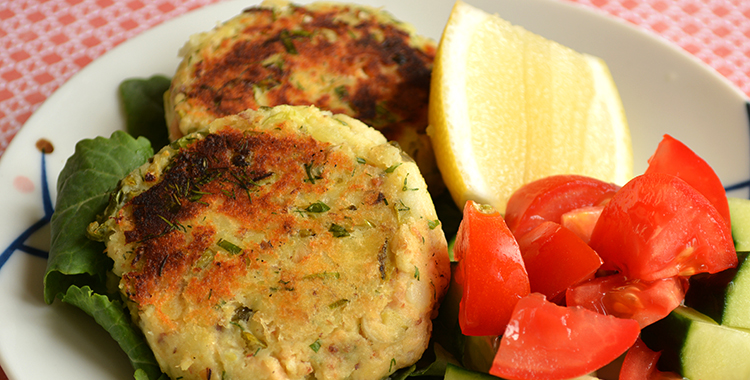 Salmon and Potato Cakes | Healthy Lunch Recipes - Heart Foundation